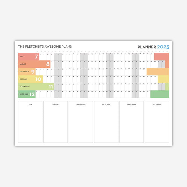 2025 Personalized Wall Calendar 2 - New Poster Print by doingly