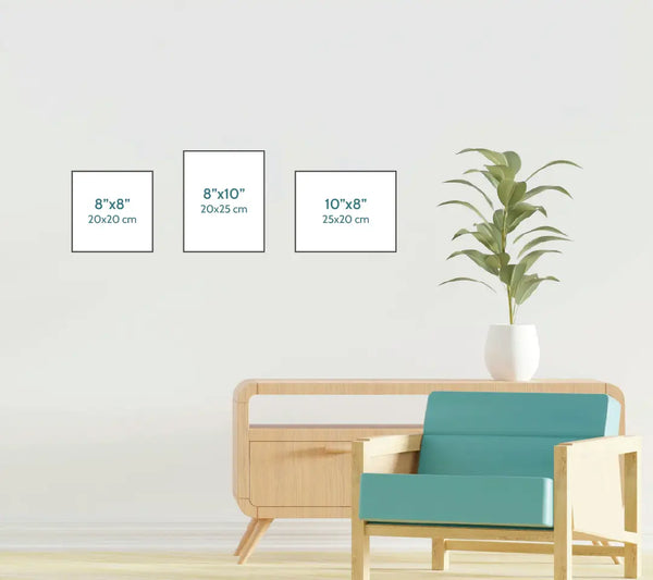 Size Chart of Art Tiles 2