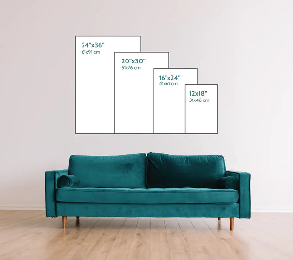Size Chart of Vertical Prints - alt 2