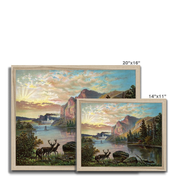 An American River Scene 4 - Landscapes Fine art by doingly