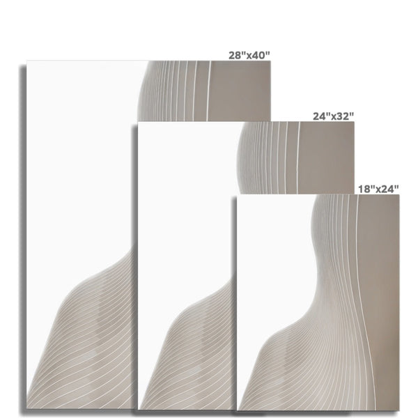 Arcadia White 7 - Architectural Canvas Print by doingly
