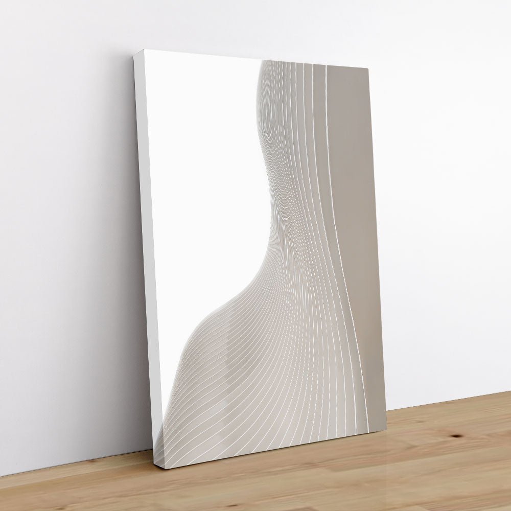 Arcadia White 1 - Architectural Canvas Print by doingly