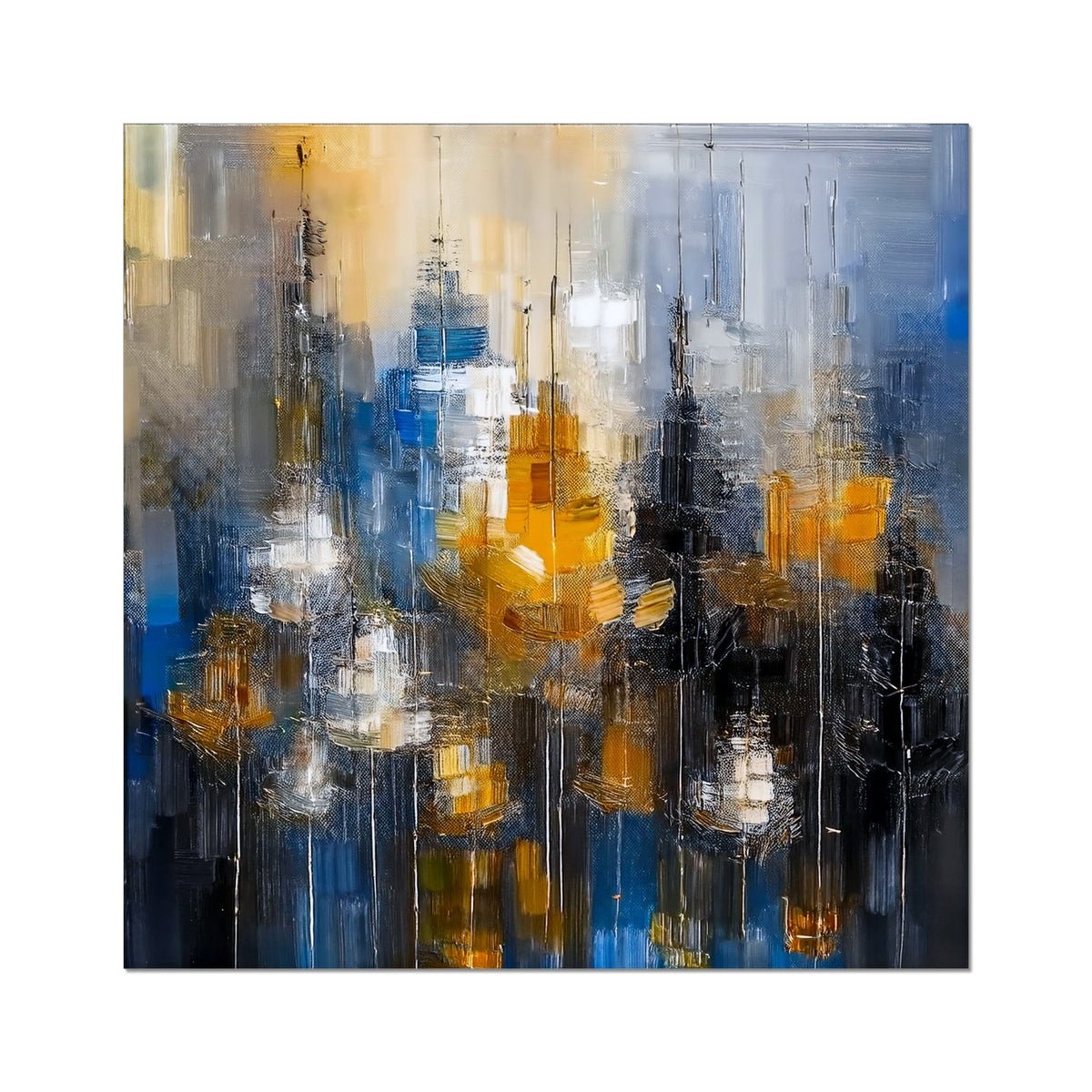 Autumnal Hues 6 - Abstract Canvas Print by doingly