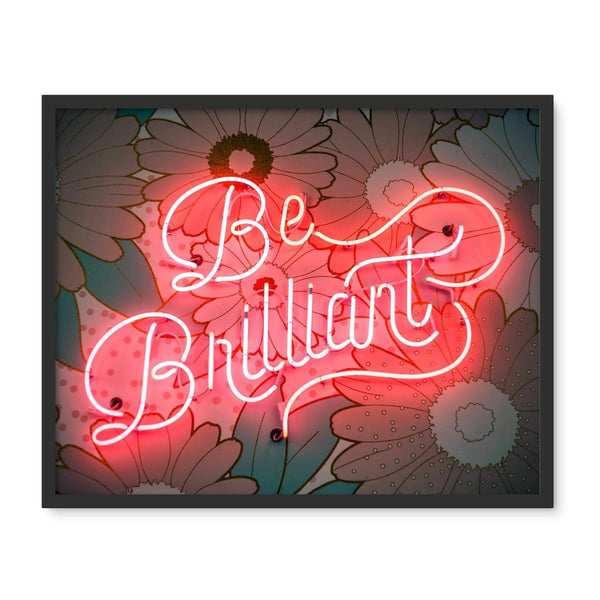 Be Brilliant 5 - Floral Art Tile by doingly