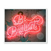 Be Brilliant 6 - Floral Art Tile by doingly