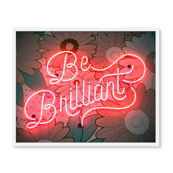 Be Brilliant 6 - Floral Art Tile by doingly