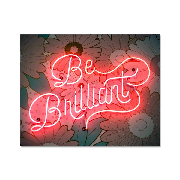 Be Brilliant 4 - Floral Art Tile by doingly