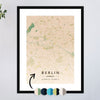 Berlin Maps 1 - Map Matte Print by doingly