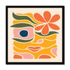 Boho Abstract 01 1 - Abstract Framed Print by doingly