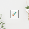 Boho Feathers 02 5 - Boho Wall Tile by doingly