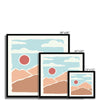 Boho Peak 06 6 - Boho Framed Print by doingly