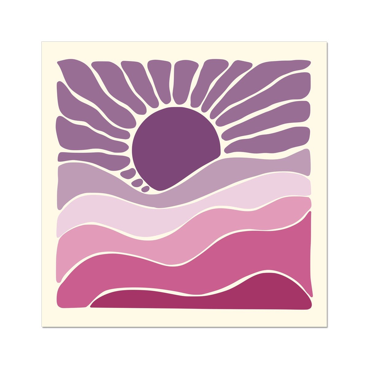 Boho Peak 09 7 - Landscapes Framed Print by doingly