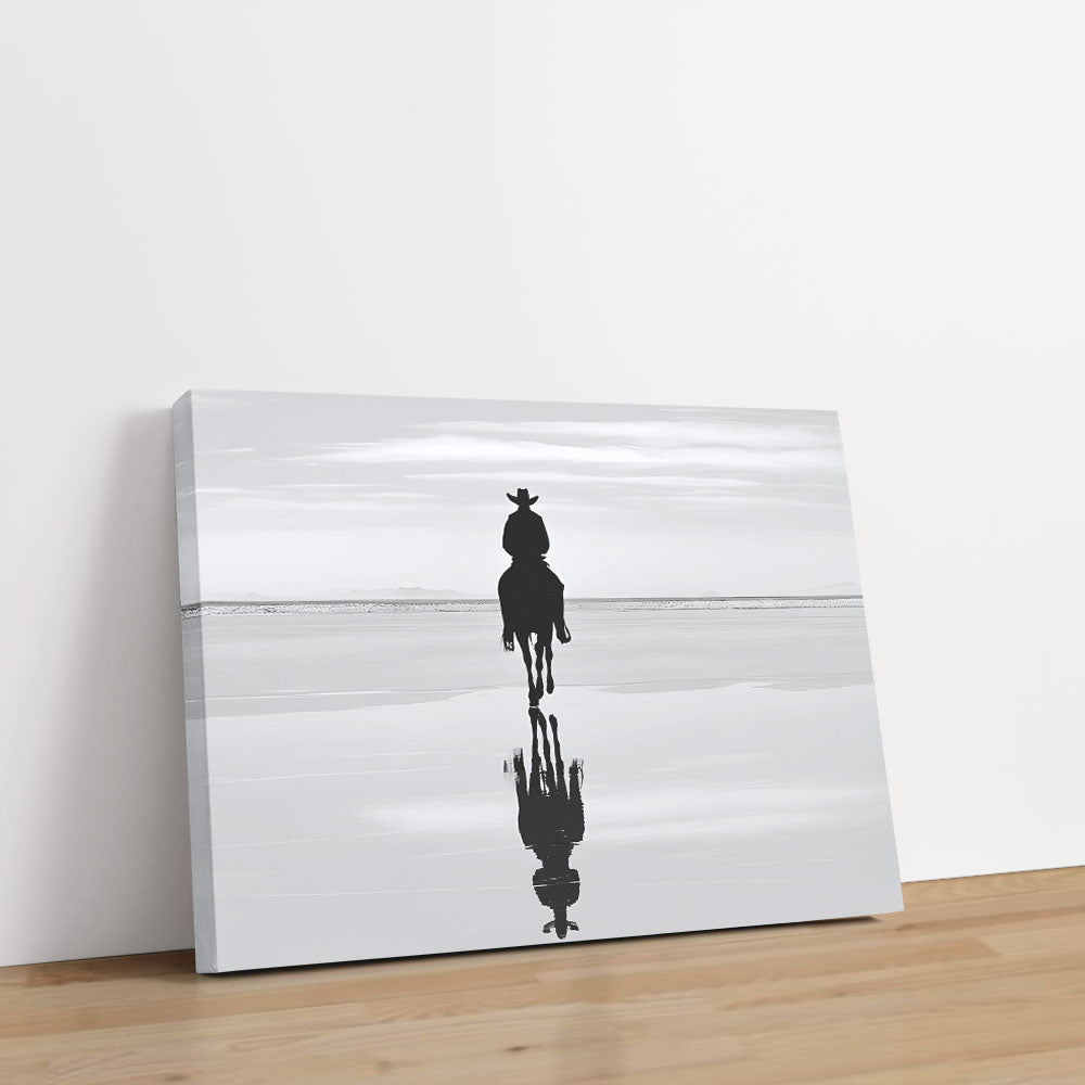 Coastal Cowboy 1 - Neutral Canvas Print by doingly