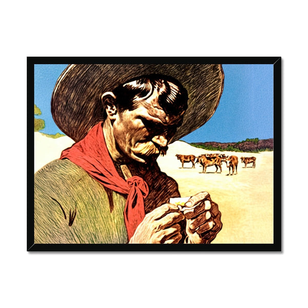 Cowboy Ranchero 1 - Close - ups Framed Print by doingly