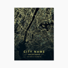 Custom Map 11 - Map Matte Print by doingly