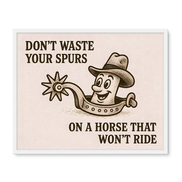 Don't Waste Spurs 6 - New Art Tile by doingly