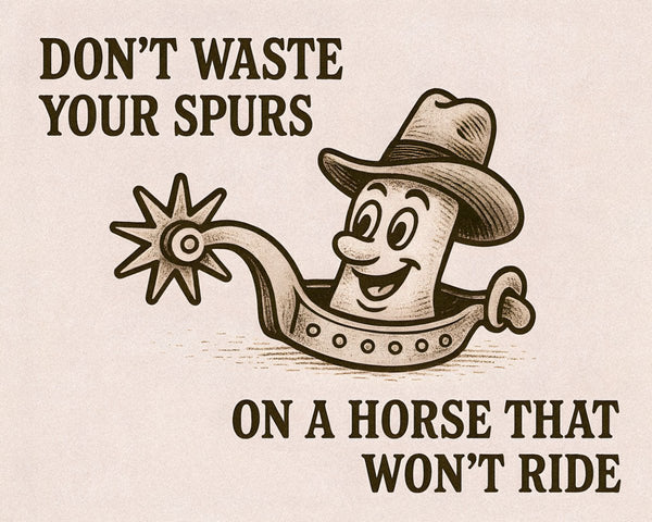 Don't Waste Spurs 2 - New Art Tile by doingly