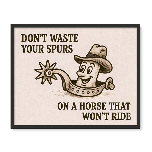 Don't Waste Spurs 5 - New Art Tile by doingly
