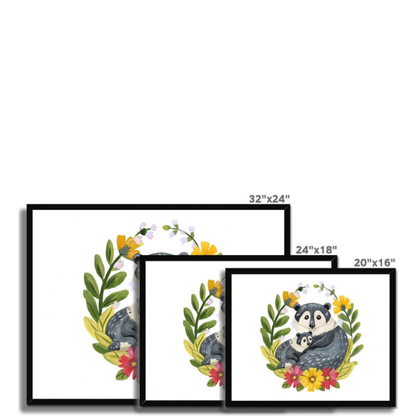Enchanted Bonds - Badger 2 5 - Animal Poster Print by doingly