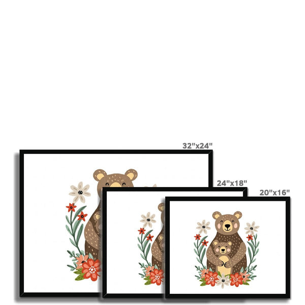 Enchanted Bonds - Bear 2 5 - Animal Poster Print by doingly