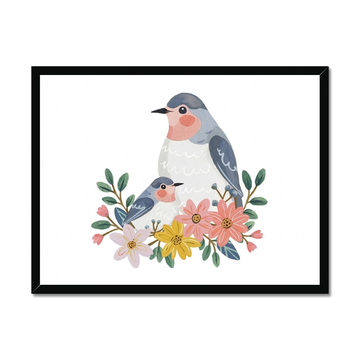 Enchanted Bonds - Bird 3 1 - Animal Poster Print by doingly
