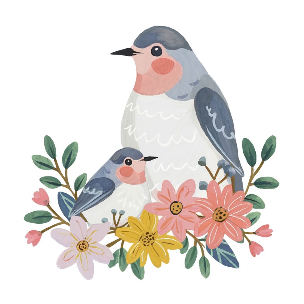Enchanted Bonds - Bird 3 2 - Animal Poster Print by doingly