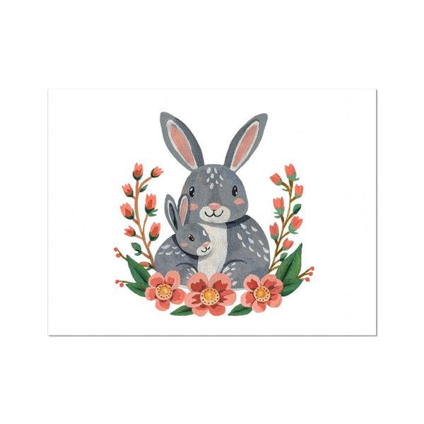 Enchanted Bonds - Bunny 2 6 - Animal Poster Print by doingly