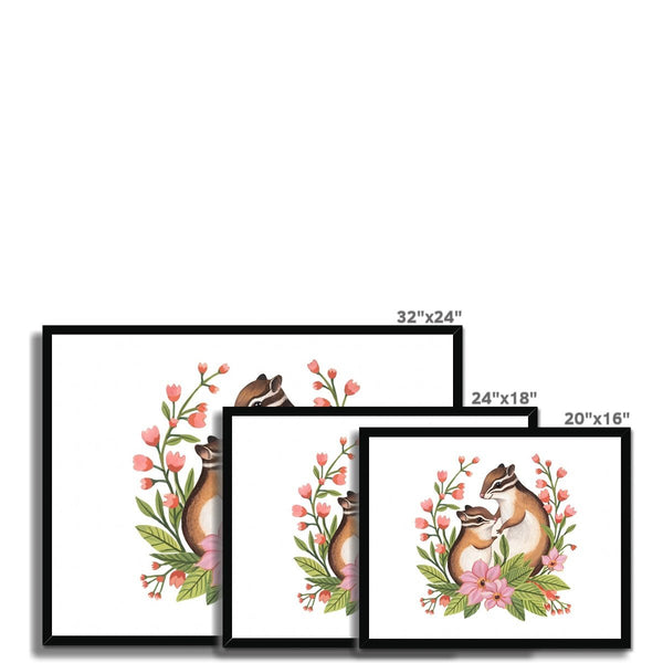 Enchanted Bonds - Chipmunk 2 5 - Animal Poster Print by doingly