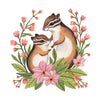 Enchanted Bonds - Chipmunk 2 2 - Animal Poster Print by doingly