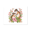 Enchanted Bonds - Chipmunk 2 6 - Animal Poster Print by doingly