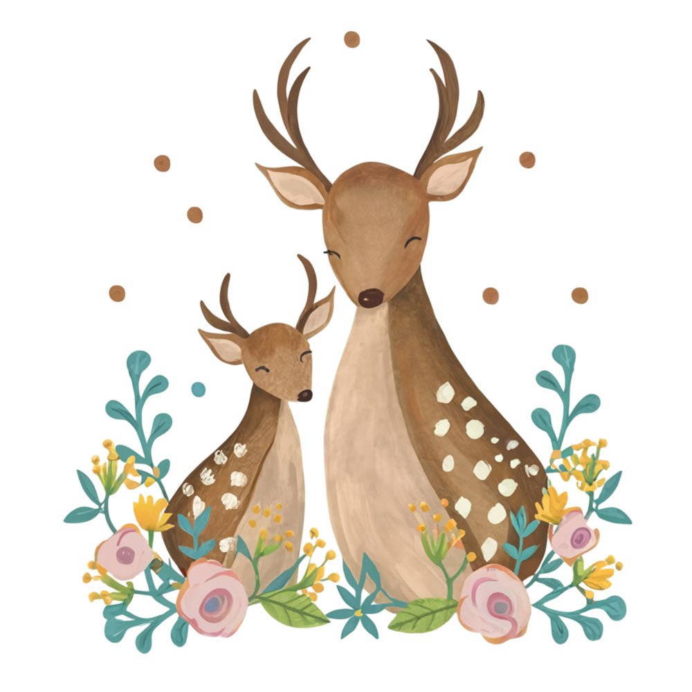 Enchanted Bonds - Deer 2 2 - Animal Poster Print by doingly