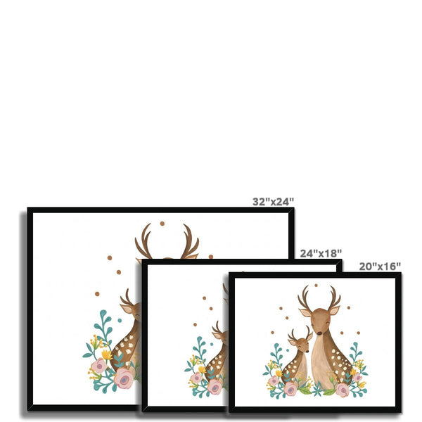 Enchanted Bonds - Deer 2 5 - Animal Poster Print by doingly