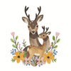 Enchanted Bonds - Deer 2 - Animal Poster Print by doingly