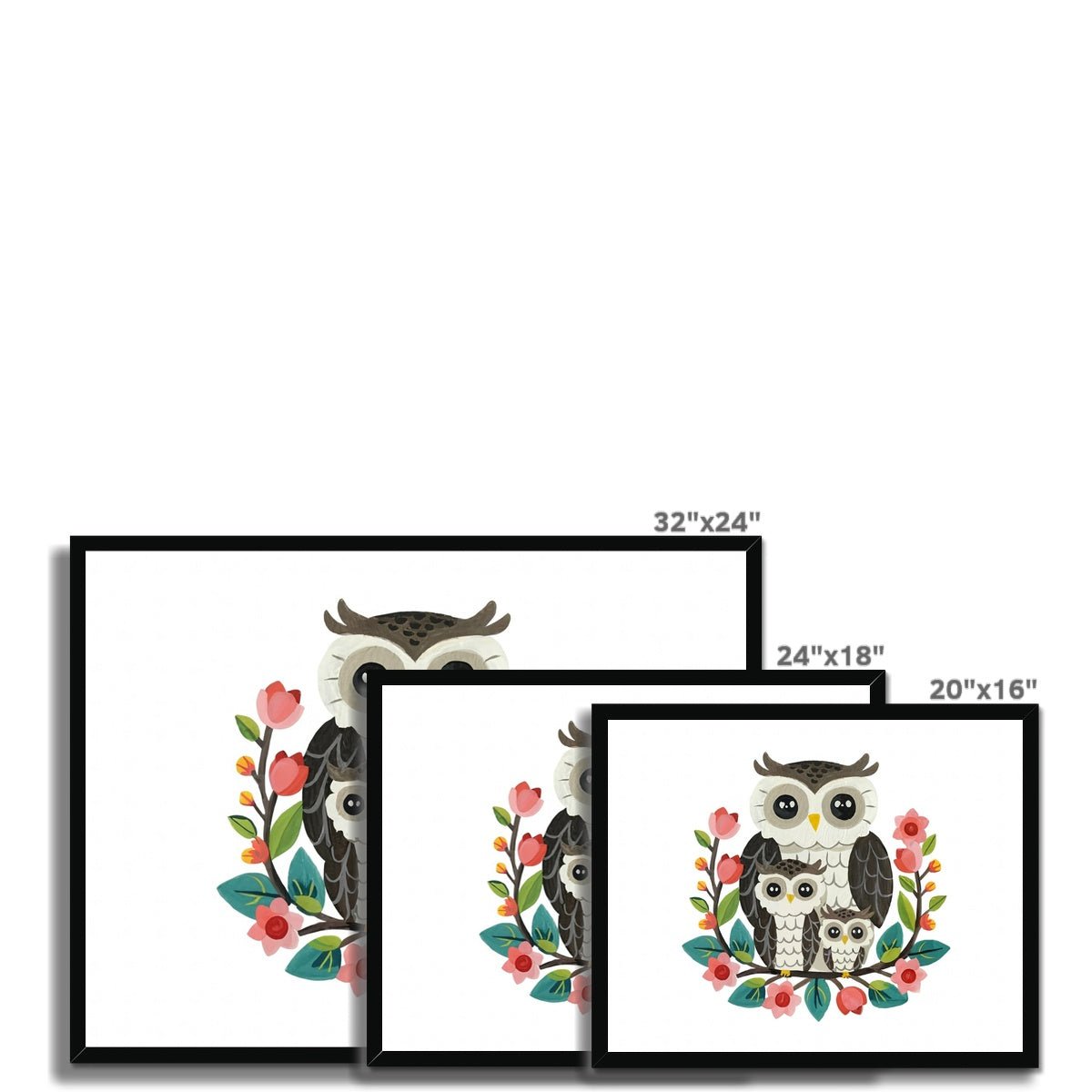 Enchanted Bonds - Owl 2 5 - Animal Poster Print by doingly