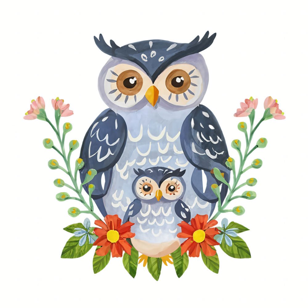 Enchanted Bonds - Owl 2 - Animal Poster Print by doingly
