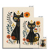 Folk Art Cat 8 - Animal Framed Print by doingly