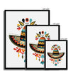 Folk Art Sombrero Bloom 5 - Floral Classic Print by doingly
