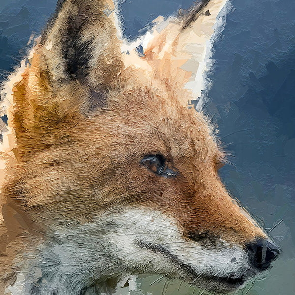 Fox Portrait 2 - Animal Matte Print by doingly