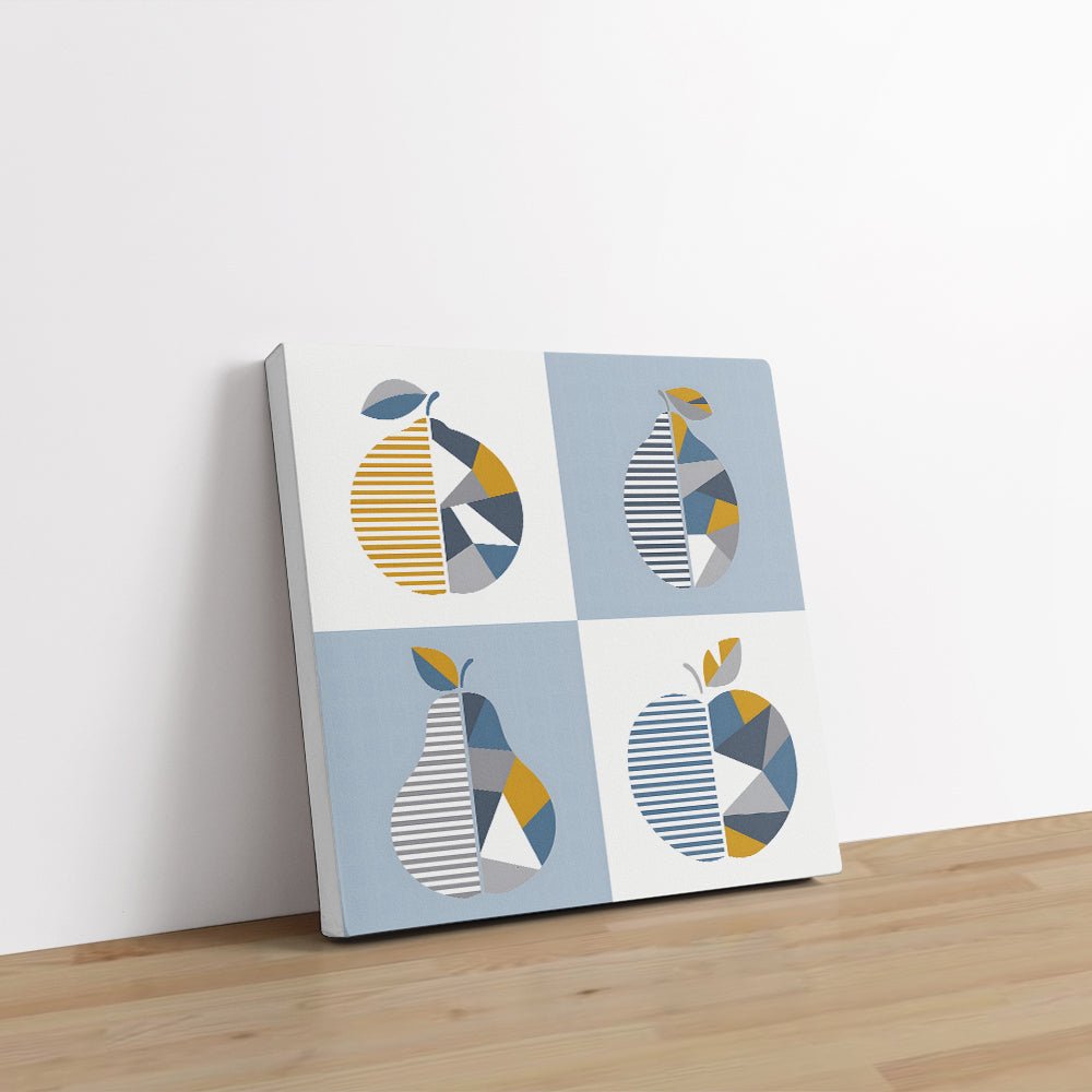 Geo Fruit 1 - New Canvas Print by doingly