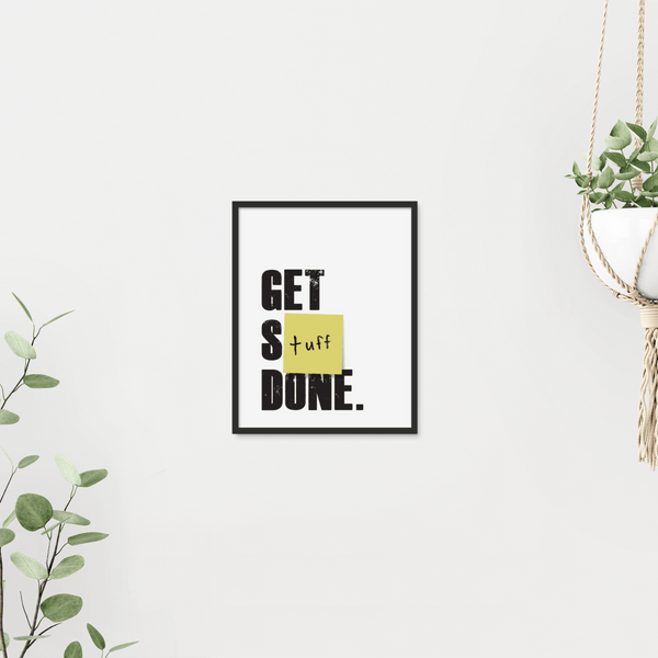 Get Stuff Done (Art Tile) 6 - Other Wall Tile by doingly