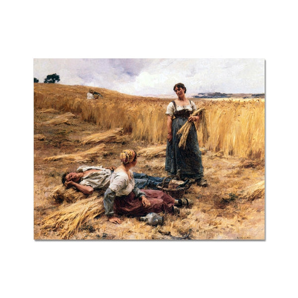 Harvesters at Mont - Saint - Père 7 - Farm Life Fine art by doingly