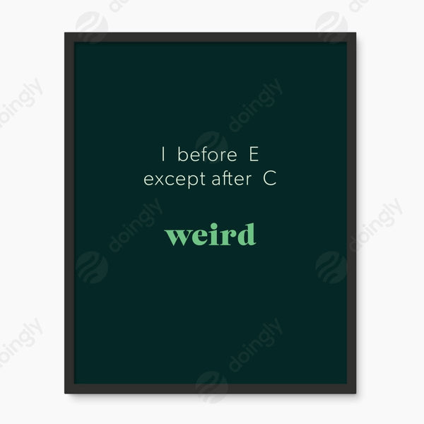 I before E 3 - Digital Digital by doingly
