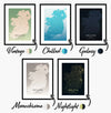 Ireland Maps 2 - Map Matte Print by doingly