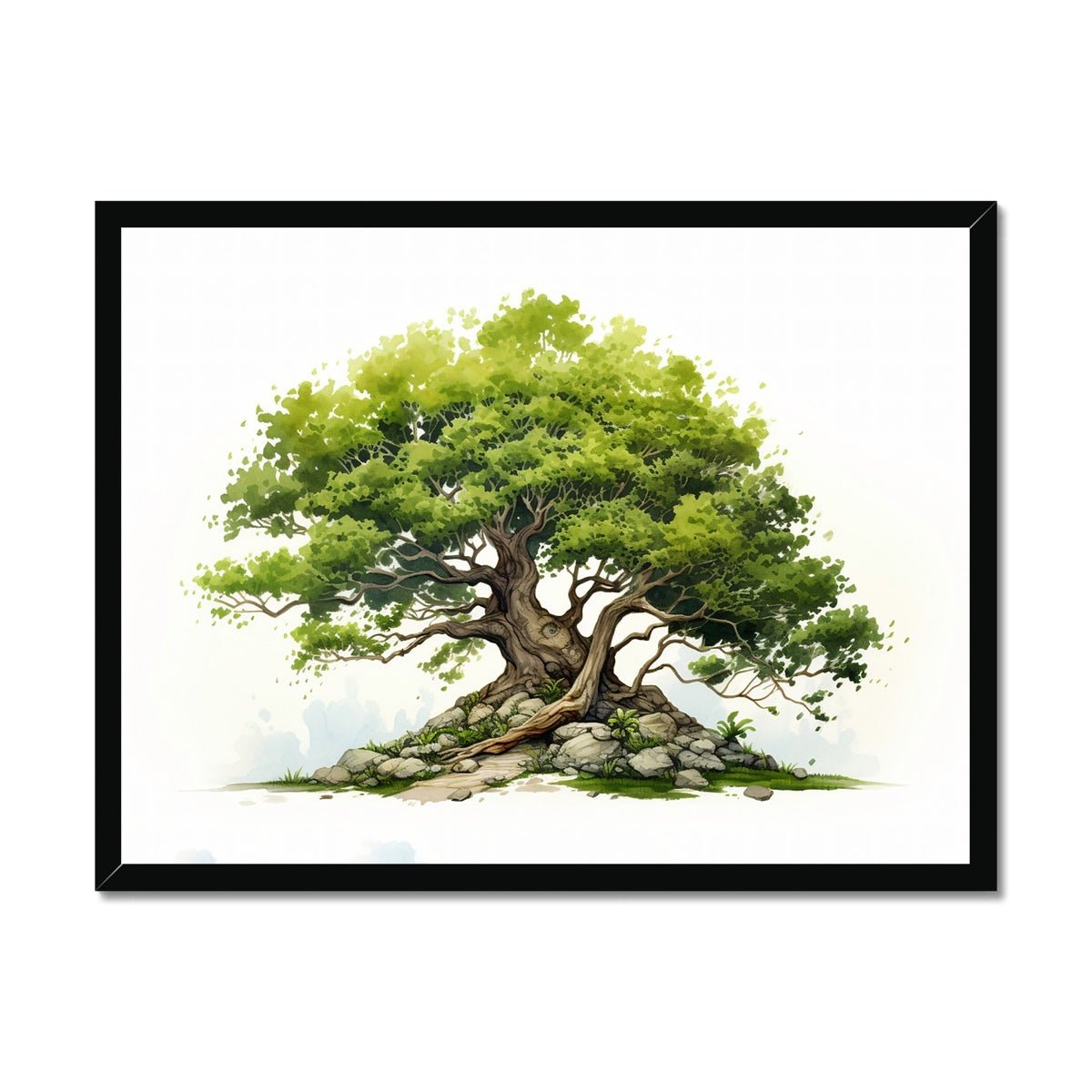 Jungle Baby Animals - Tree 2 1 - Poster Poster Print by doingly