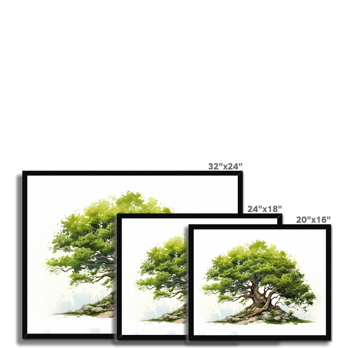Jungle Baby Animals - Tree 2 5 - Poster Poster Print by doingly