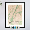 New York Maps 1 - Map Matte Print by doingly