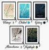 New York Maps 2 - Map Matte Print by doingly