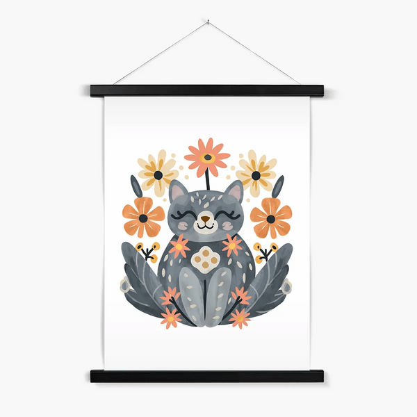 Purrfect Whiskers 01 4 - Animal Poster Print by doingly