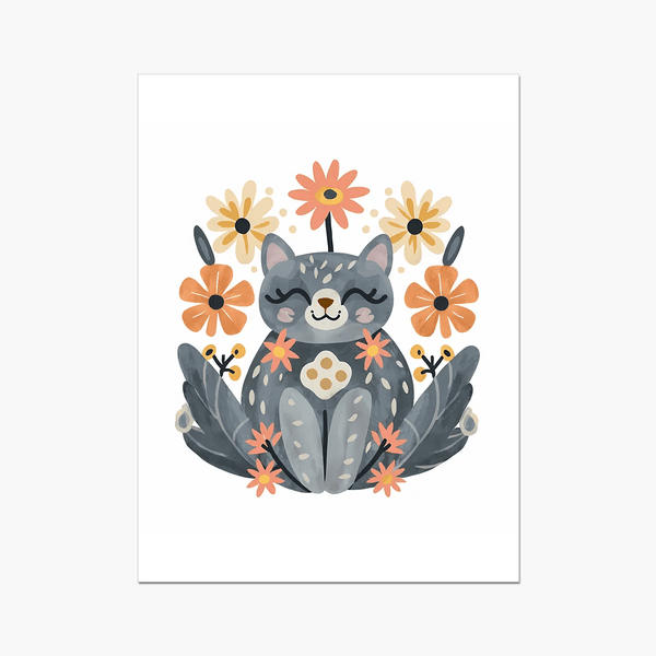 Purrfect Whiskers 01 3 - Animal Poster Print by doingly