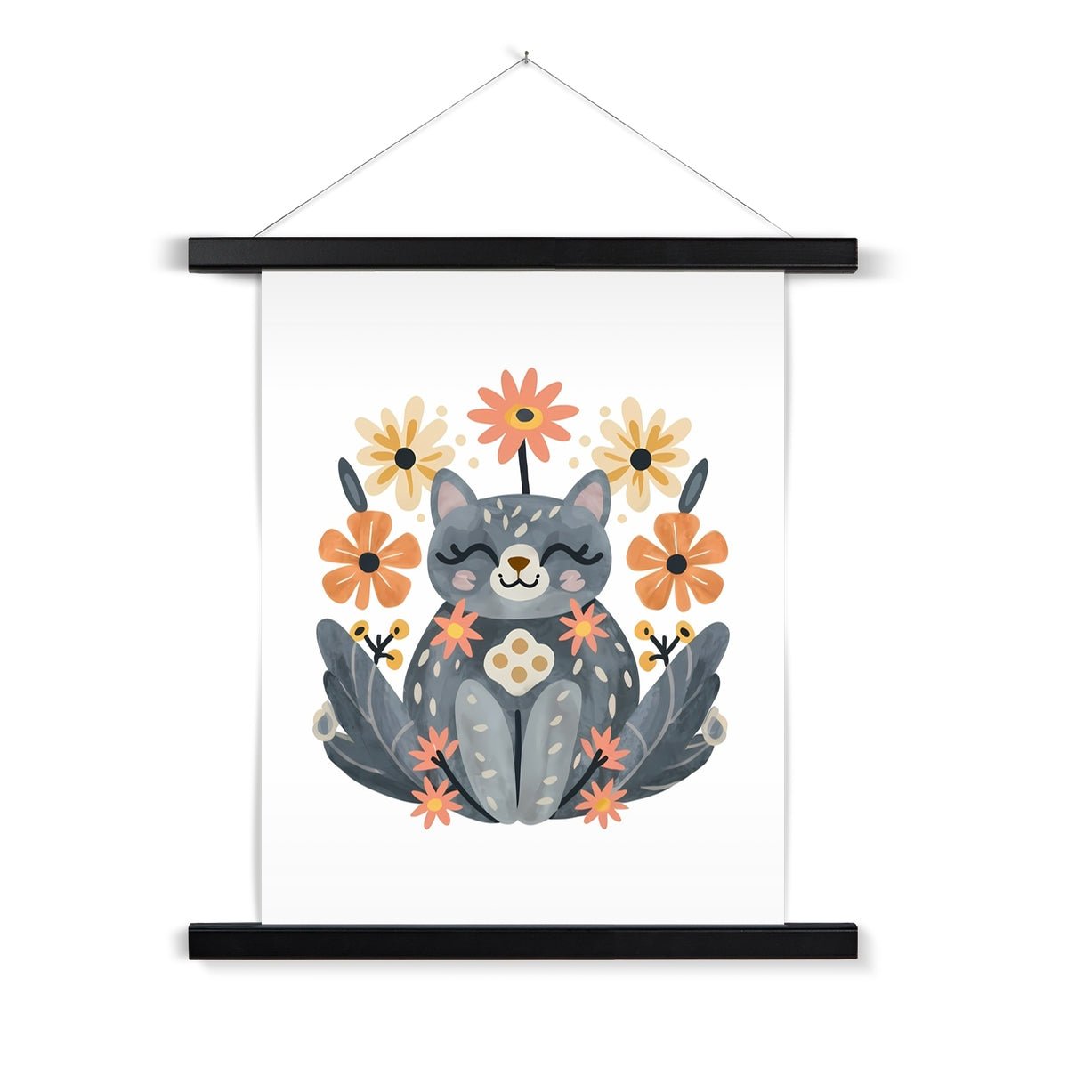 Purrfect Whiskers 01 1 - Animal Poster Print by doingly